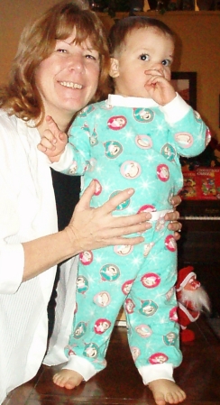 My grandson & me, Christmas 2006