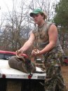 my son dwight and his 9 point deer dec 2007