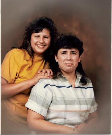 My daughter at age of 15 yrs old and me