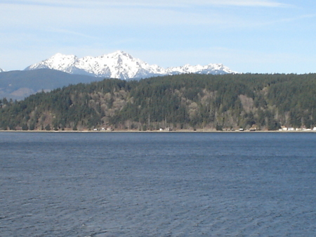 March 2006 view from the deck, Union, WA