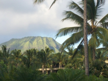 Kaui view from our resort 2010