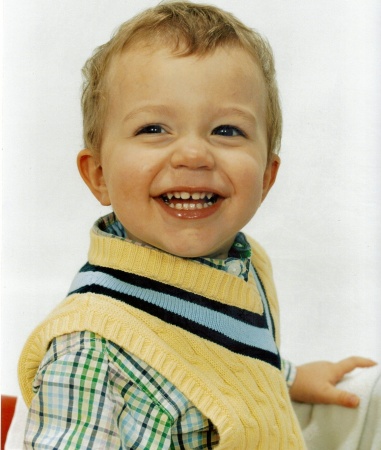 Older brother Riley at Easter 2006 - 2 years old