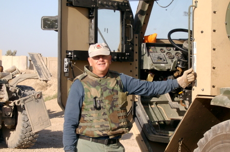 Getting Ready for Convoy, Bagdad, Iraq