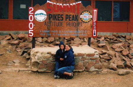 Top of Pikes Peak in Colorado 2005
