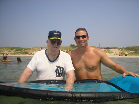 Me & Marty at Lake MIchigan