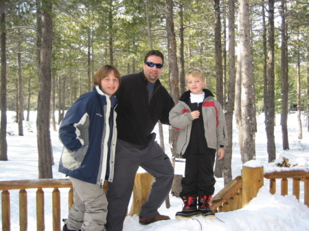 The Boys and I in Tahoe New Year Eve 06