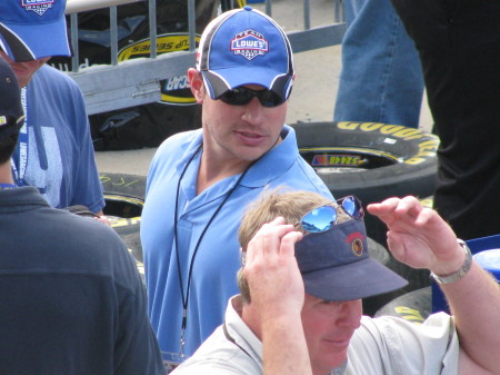 Nick Lachey in the Pits