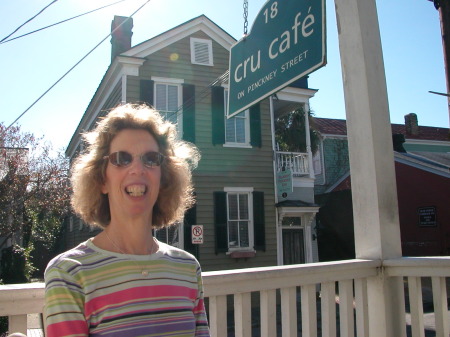 Helene at the Cru Cafe in Charleston