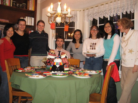 Cookie decorating party at our house! Dec 2006