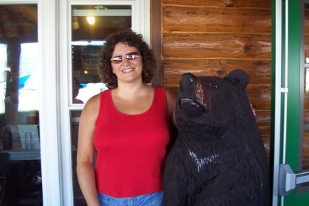 Kathy and the bear