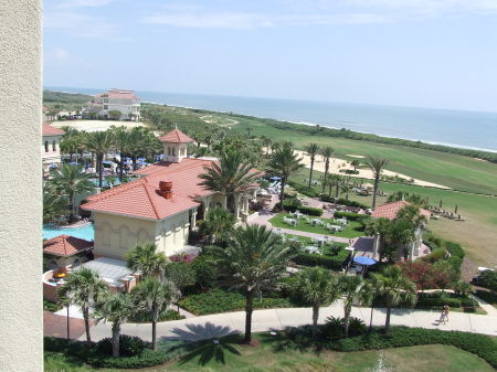 view from our vacation townhouse in Palm Coast