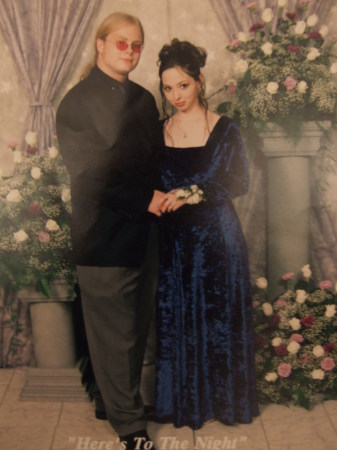 Prom 2002 with my best friend James.