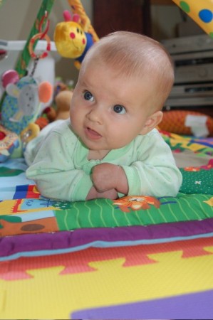 Tummy time, 3 months