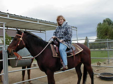 Me on my horse Gypsy