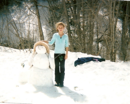 Alex's first Snowman