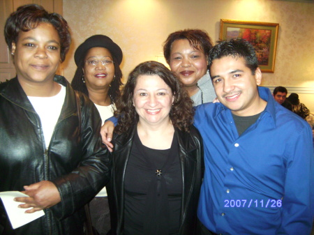 Angie, Vrsey, Me, Denise and Teddy