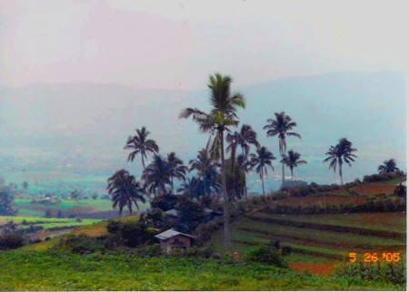 Scene near Mt.Canlaon volcano