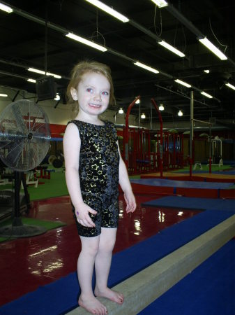 Ainsley's gymnastics class