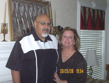 me and husband, Larry, at 31 yr reunion, 2006