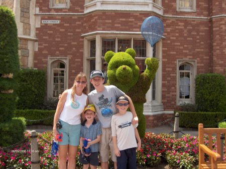 Me and my boys at Epcot June 2006