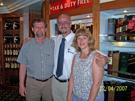 Me, Ruth and Leonard - 20th Anniversary Cruise