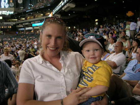 Me and Connor at the Diamondbacks game