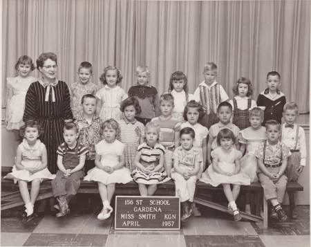 Nancy Elizabeth Ashworth's album, 1957 Miss Edith Kindergarten Class
