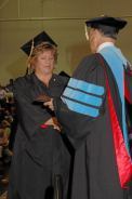 Receiving my degree at Indiana Wesleyan