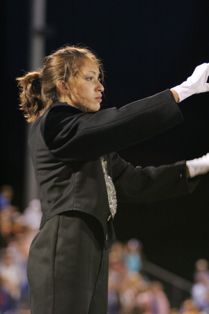 My daughter the drum major