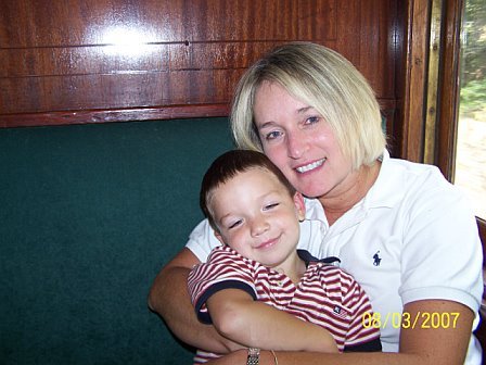 my wife and grandson