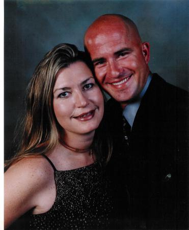 On our honeymoon - 2003