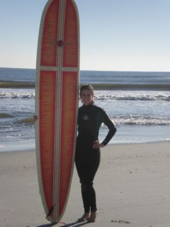 Kristina Surfing