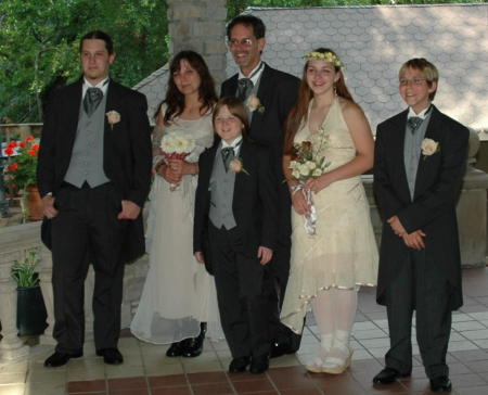 Our Wedding with our kids