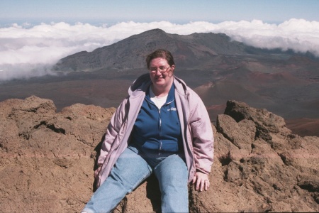 Sitting on Haleakala