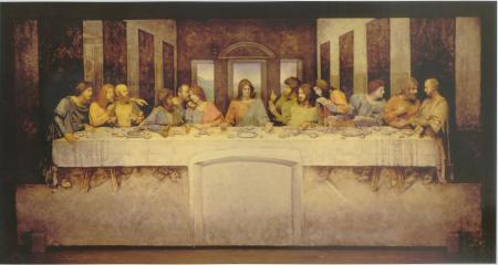 Dan as Jesus in "The Last Supper"