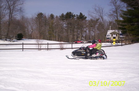 Snowmobiling in Maine. fun, fun, fun