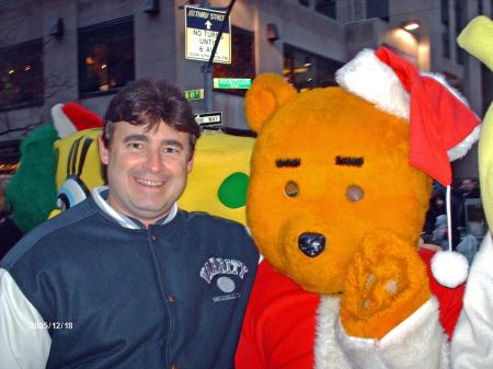 Winnie the Pooh and I @ Rockefeller Center in NYC