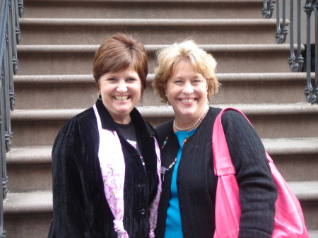 Linda with friend, March 2008