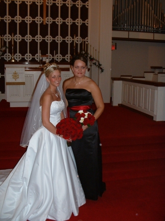 Jill and I at my wedding