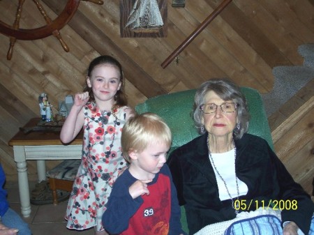 Jeanine, Lil Larry & my mom, Mother's Day 2008
