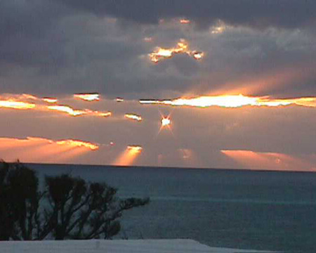 Sunset in Bermuda