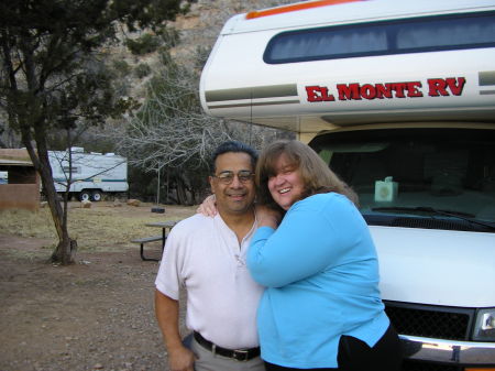 Teresa and I,Motorhome Trip 2006