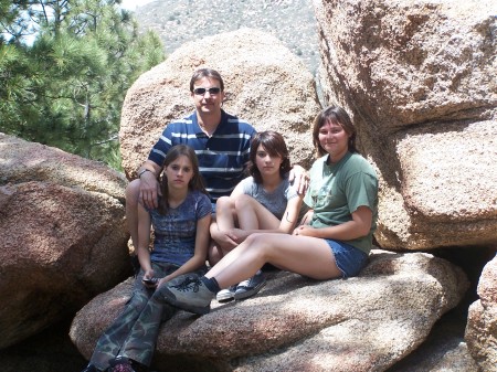 David, Victoria, Heather, and me in the Hualapais