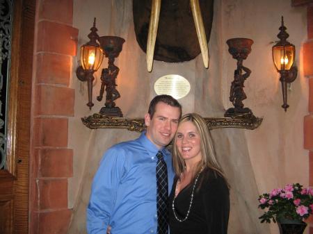 La Caille with my hubby:)