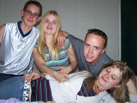 Erik(20), Brandon(15), Leeanne, and Breanne