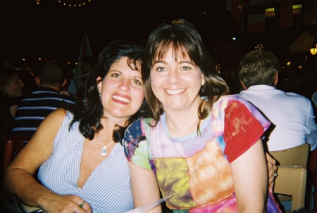 My childhood (NYC) friend, Kathy and I in Little Italy, NYC - June 2006