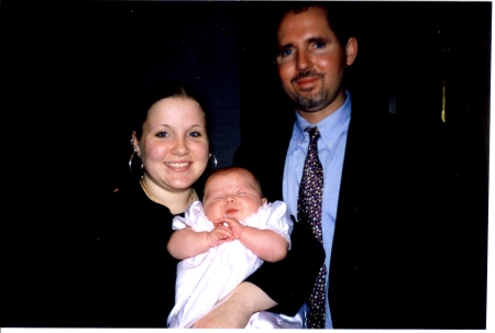 brother David, daughter baby Emma Jean, and deb's daughter alex