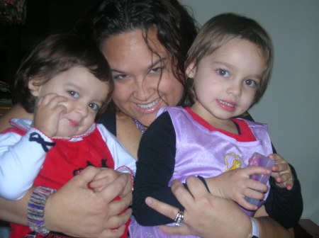 My nieces and I, they're so cute!