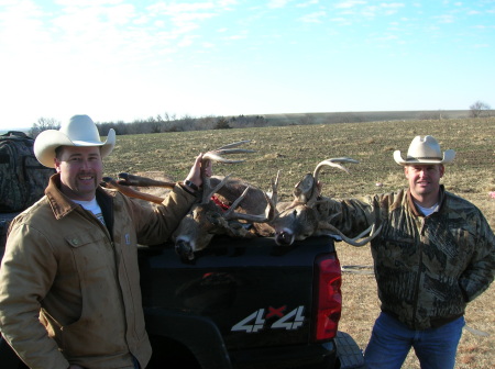 Me(left) and hunting buddy Brian in Kansas