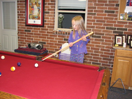Family fun in the game room